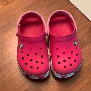 Pink Girls Mickey Mouse Crocs!